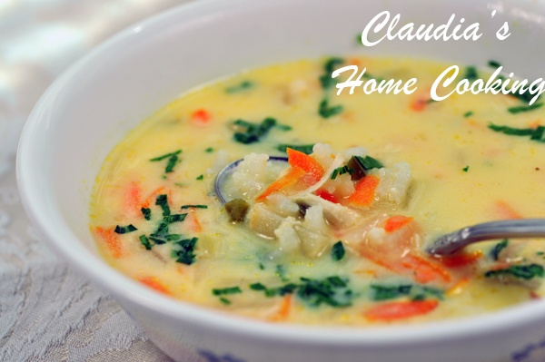 A la Greque Chicken Soup A la Greque Chicken Soup